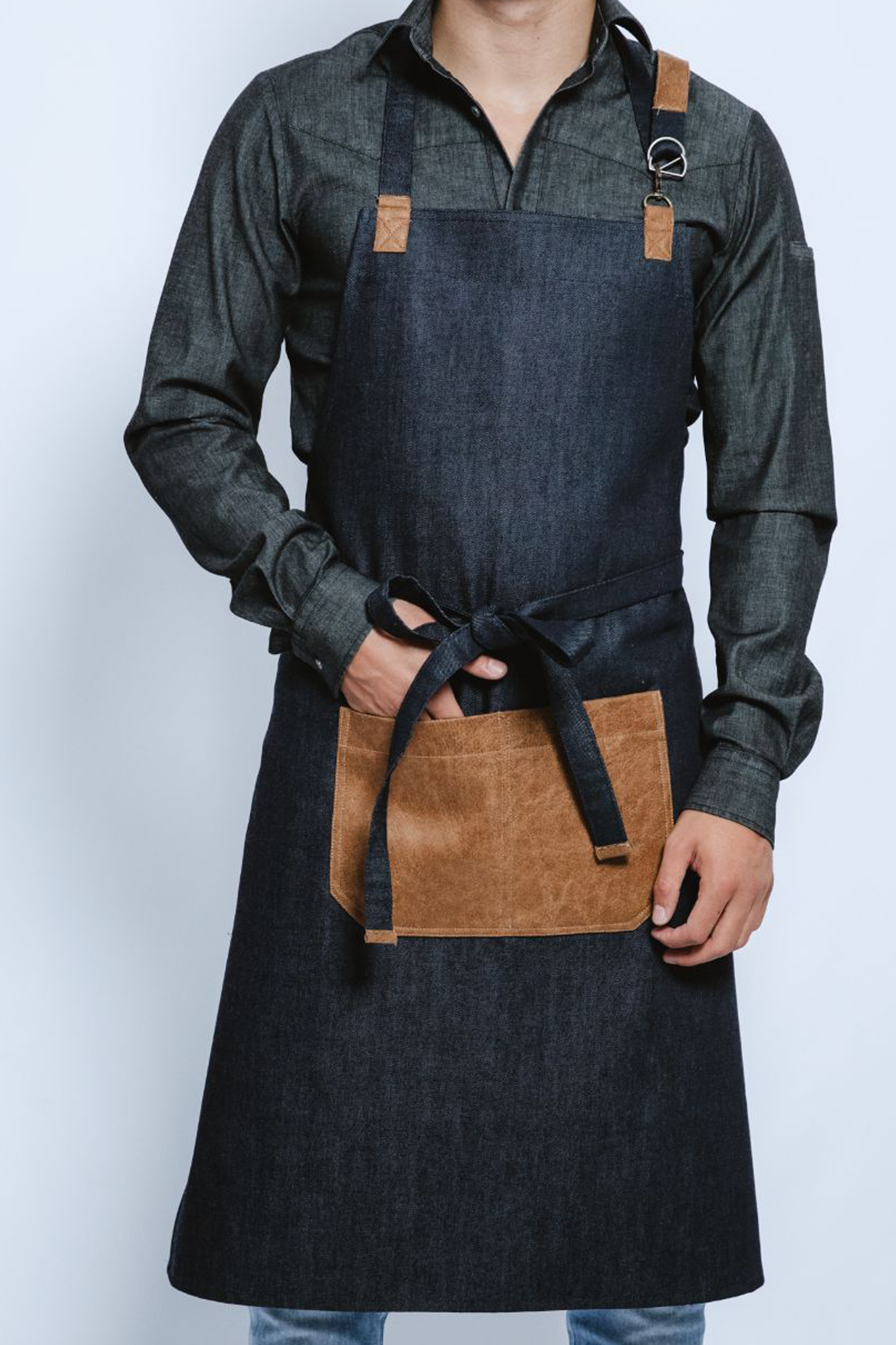 Bib Apron Orange